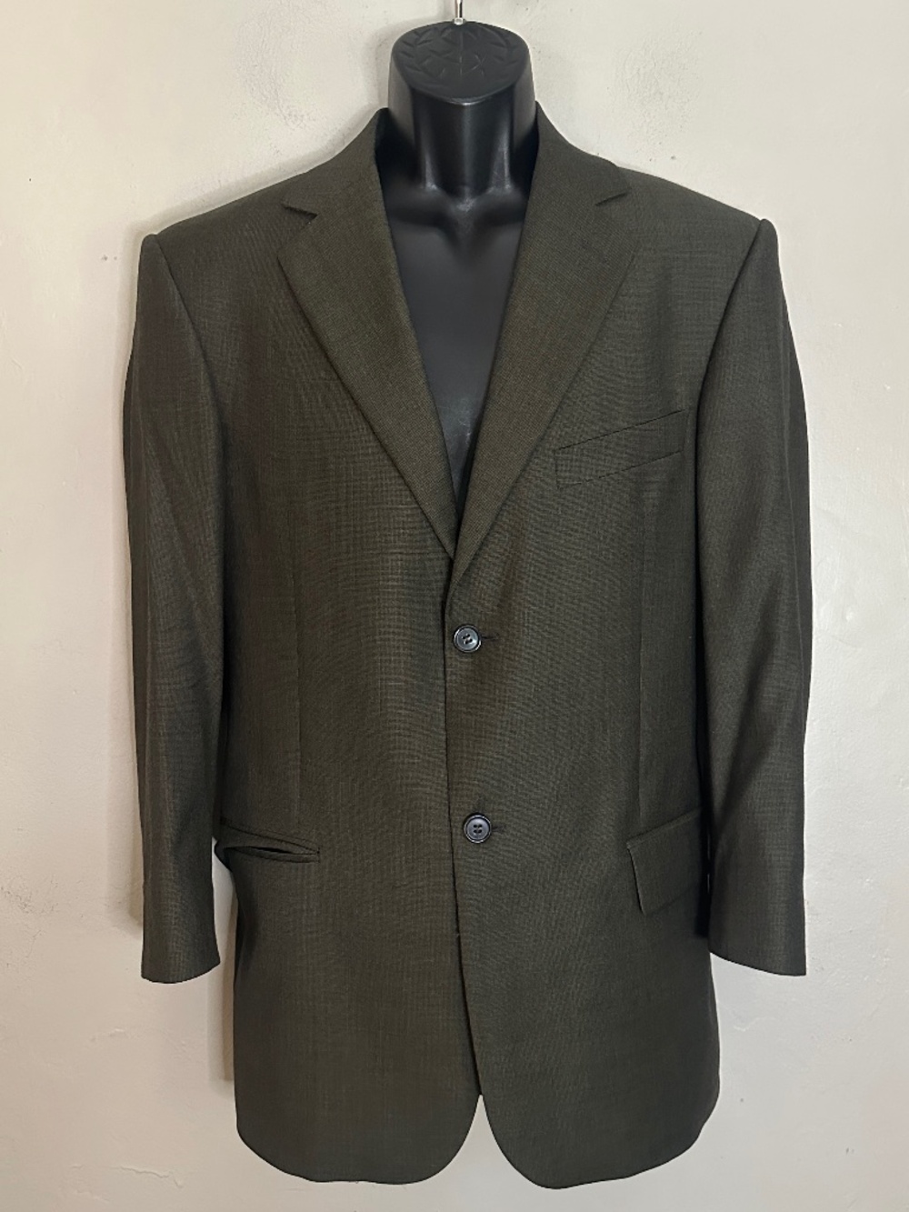 Verdi Blazer EU 50C / ~US 40S Gently worn Made in Italy 100% wool 2 button